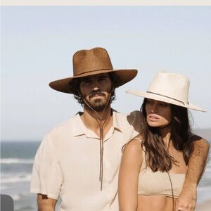 ✔️ BNWT WILL +BEAR RIDER BONE STRAW HAT IN LARGE UNISEX $105